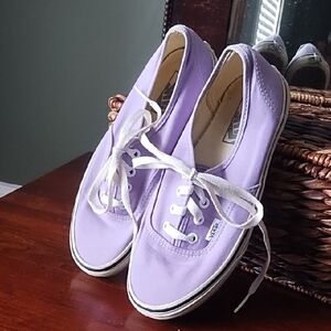 Vans Women's Lavender Canvas Sneakers